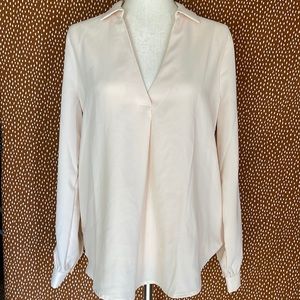 Forever 21 Long Sleeve Collar Blouse